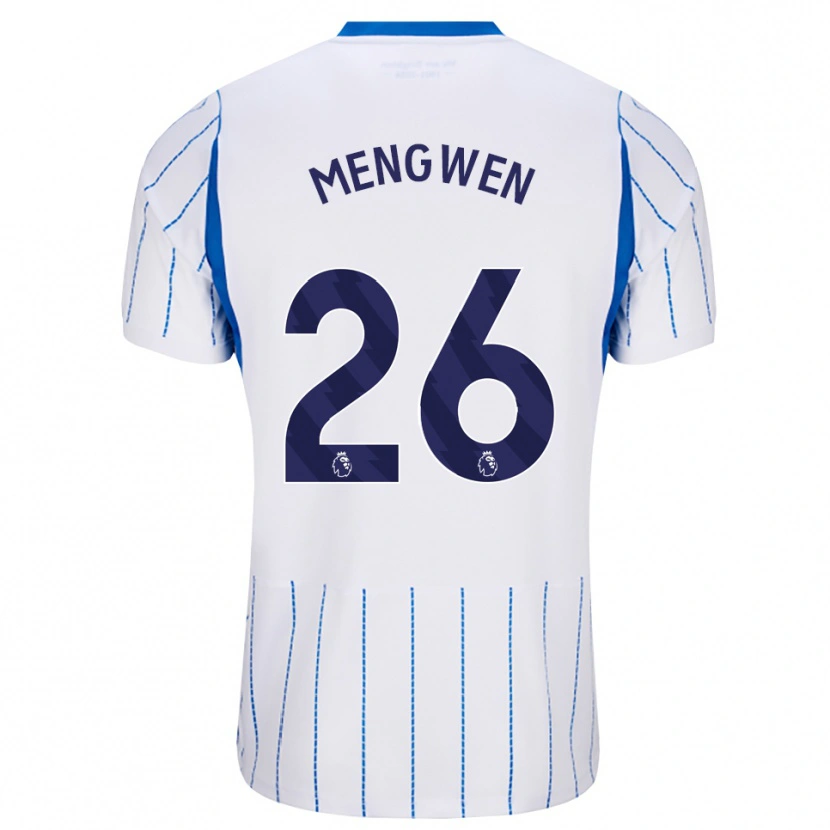 Danxen Bambino Maglia Li Mengwen #26 Blu Dodger Bianco Kit Gara Away 2026/27 Maglietta