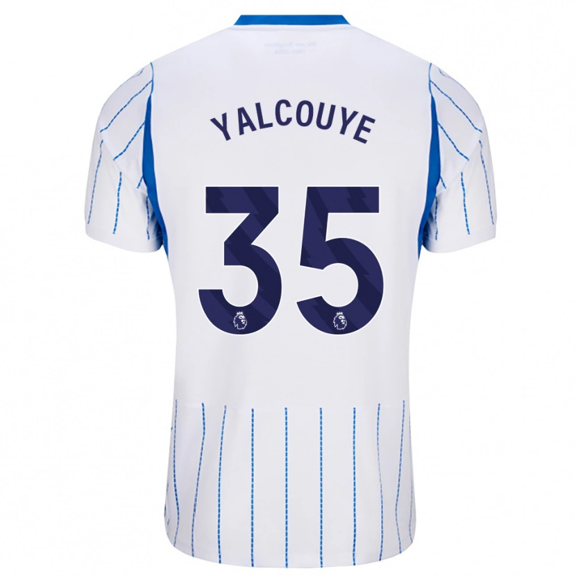 Danxen Bambino Maglia Malick Yalcouyé #35 Blu Dodger Bianco Kit Gara Away 2026/27 Maglietta