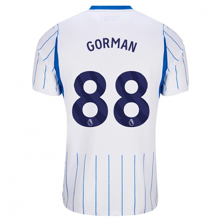Danxen Bambino Maglia Ronnie Gorman #88 Blu Dodger Bianco Kit Gara Away 2026/27 Maglietta