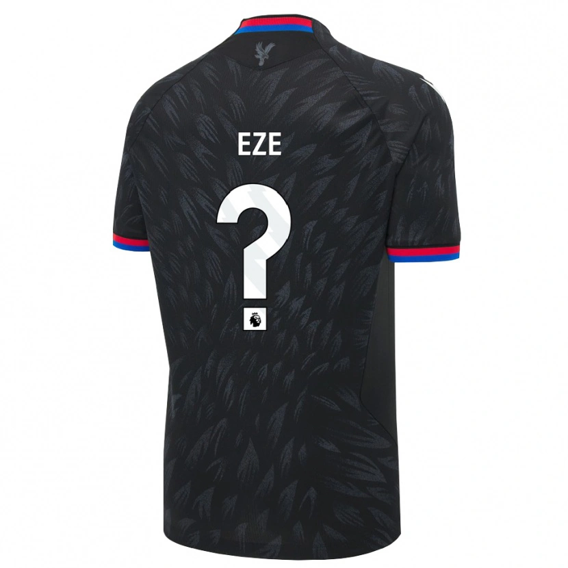 Danxen Bambino Maglia Chimaechi Eze #0 Nero Blu Rosso Kit Gara Away 2026/27 Maglietta