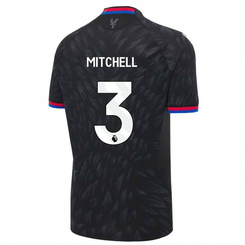 Danxen Bambino Maglia Tyrick Mitchell #3 Nero Blu Rosso Kit Gara Away 2026/27 Maglietta