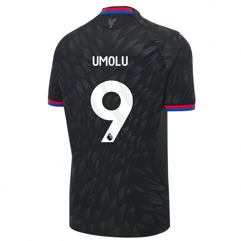 Danxen Bambino Maglia Jemiah Umolu #9 Nero Blu Rosso Kit Gara Away 2026/27 Maglietta