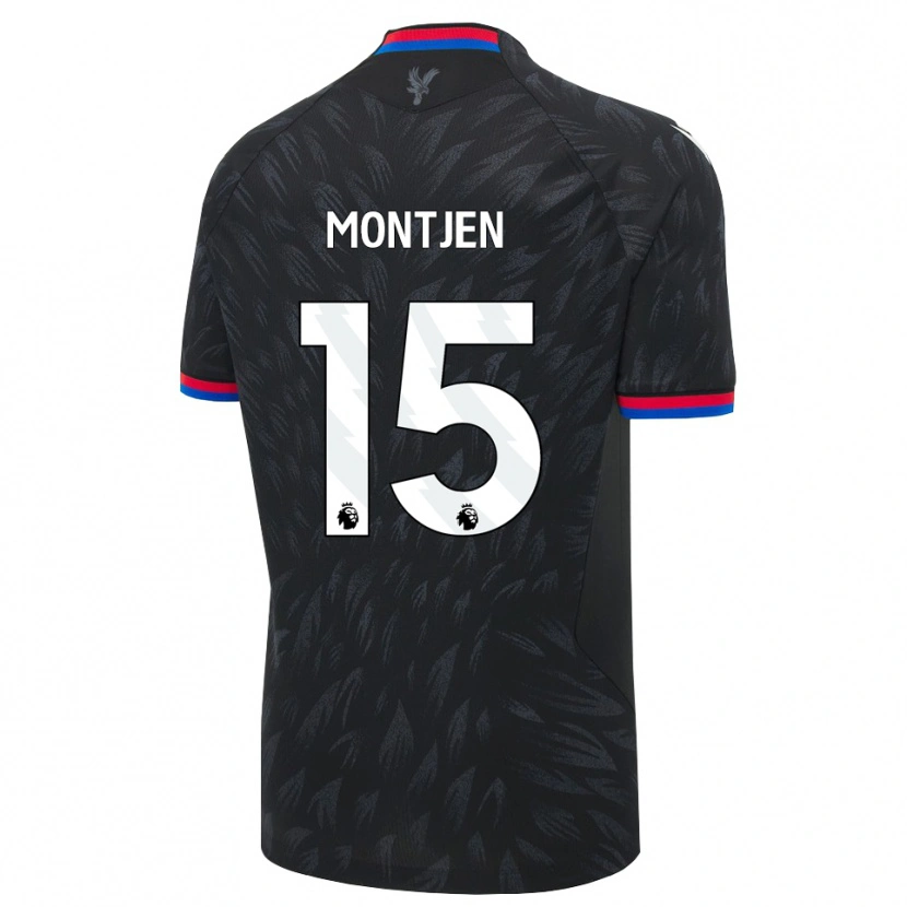 Danxen Bambino Maglia David Angibeaud #15 Nero Blu Rosso Kit Gara Away 2026/27 Maglietta