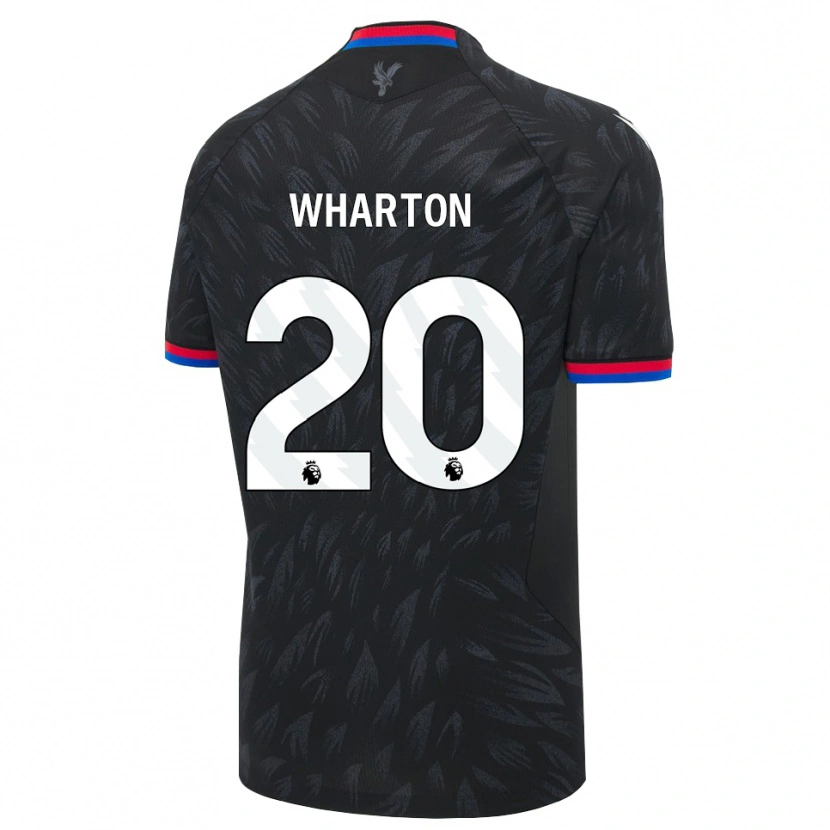 Danxen Bambino Maglia Adam Wharton #20 Nero Blu Rosso Kit Gara Away 2026/27 Maglietta