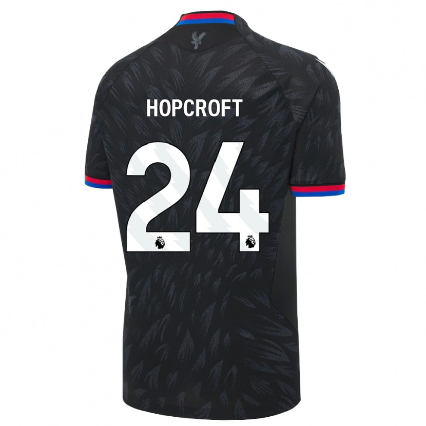 Danxen Bambino Maglia Shanade Hopcroft #24 Nero Blu Rosso Kit Gara Away 2026/27 Maglietta