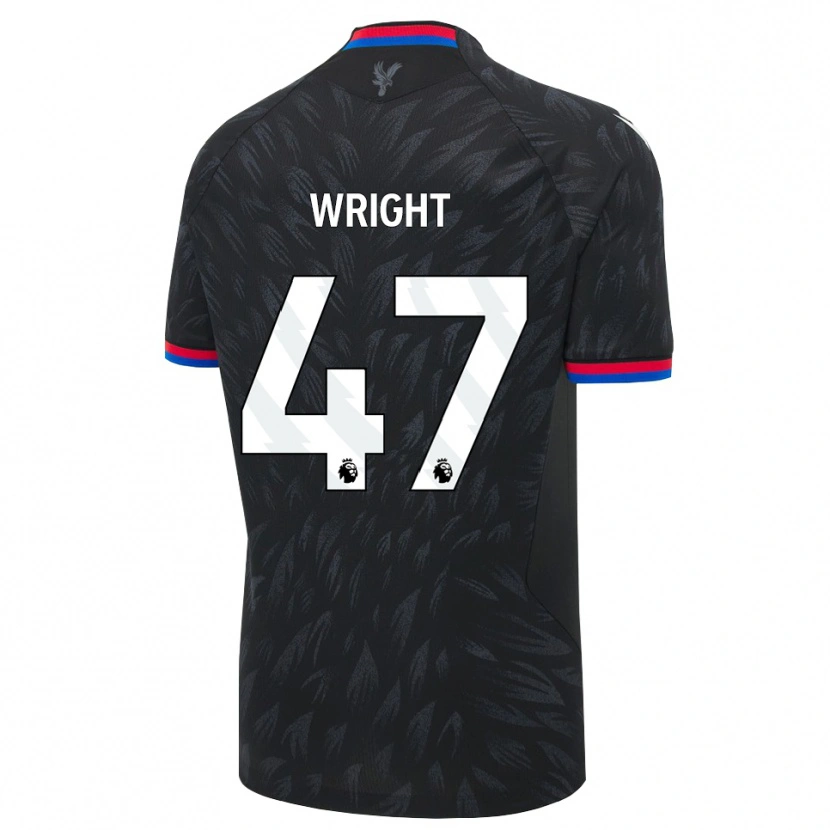 Danxen Bambino Maglia Annis-Clara Wright #47 Nero Blu Rosso Kit Gara Away 2026/27 Maglietta