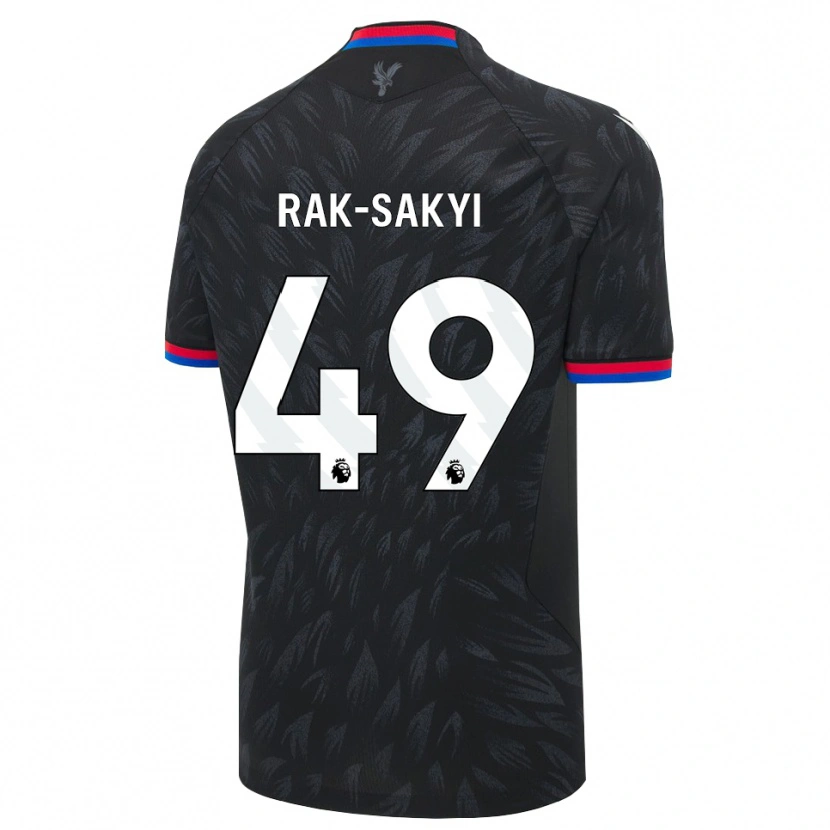 Danxen Bambino Maglia Jesurun Rak-Sakyi #49 Nero Blu Rosso Kit Gara Away 2026/27 Maglietta