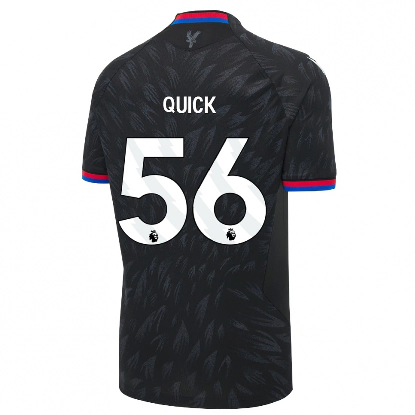 Danxen Bambino Maglia Daniel Quick #56 Nero Blu Rosso Kit Gara Away 2026/27 Maglietta