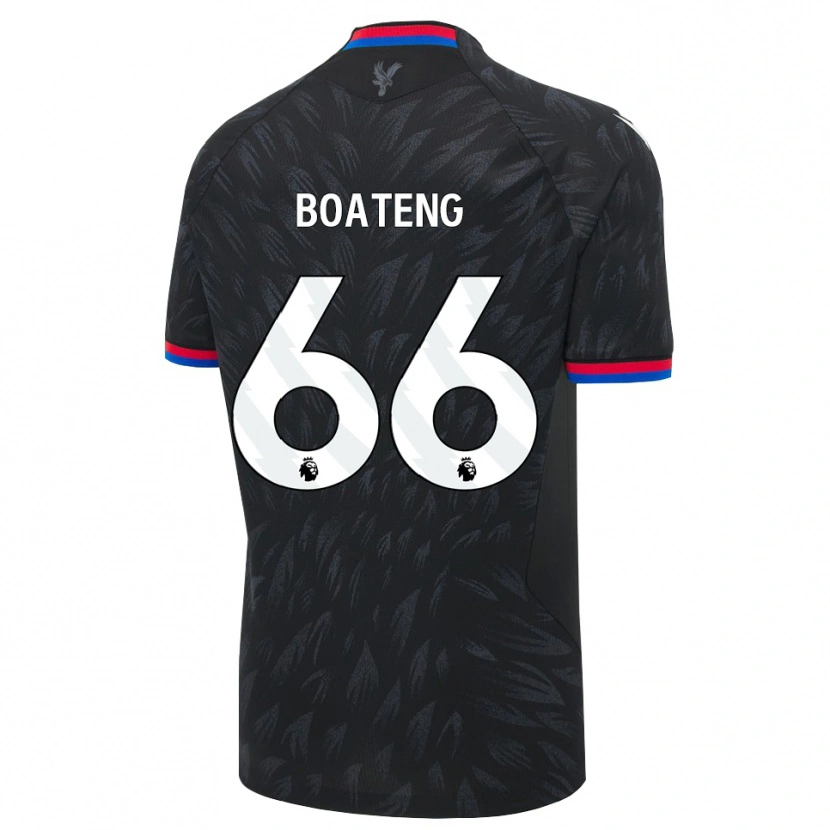 Danxen Bambino Maglia David Boateng #66 Nero Blu Rosso Kit Gara Away 2026/27 Maglietta