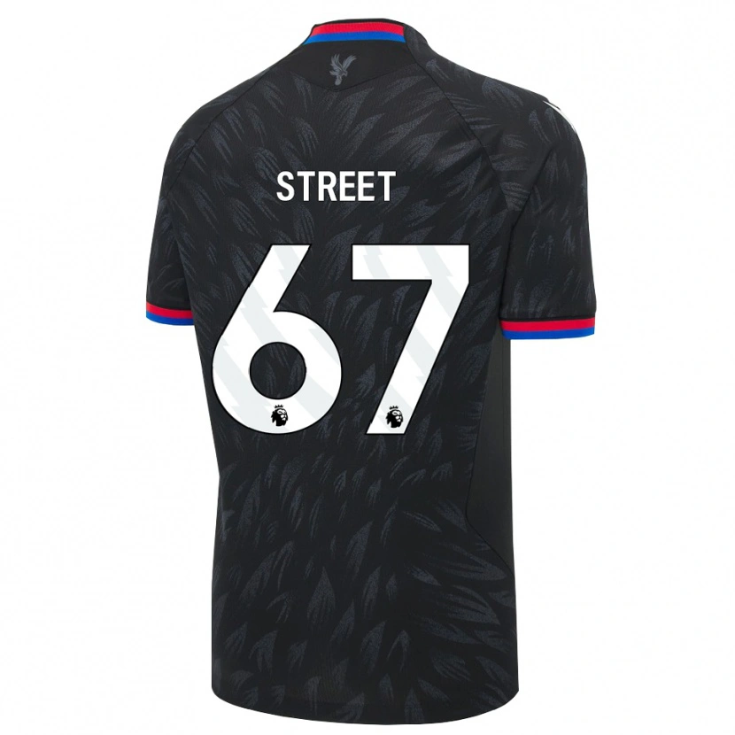Danxen Bambino Maglia Rob Street #67 Nero Blu Rosso Kit Gara Away 2026/27 Maglietta
