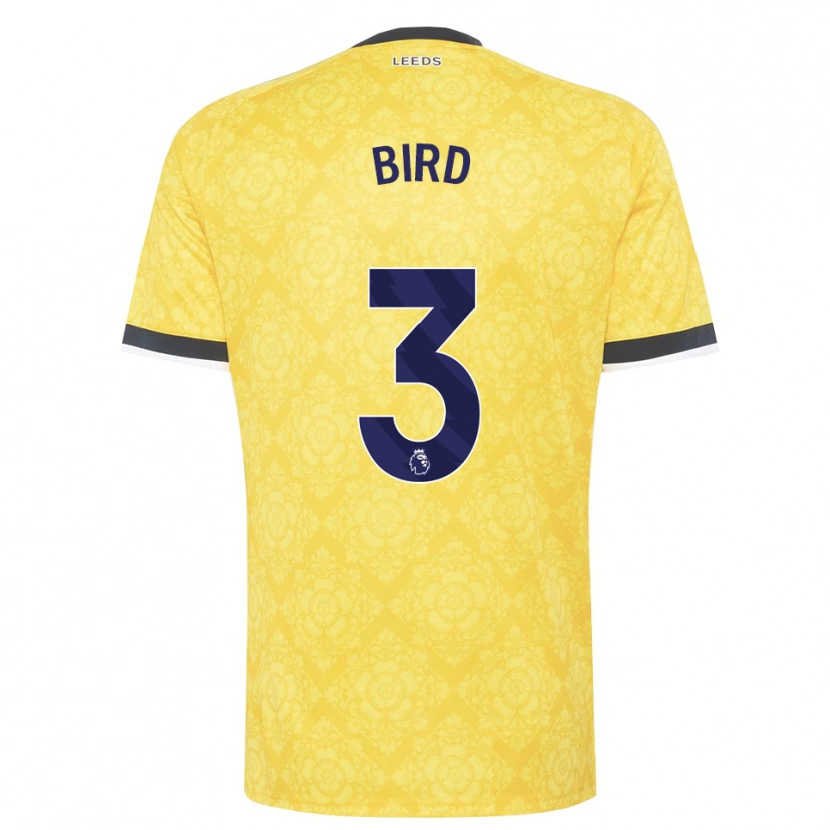 Danxen Bambino Maglia Coban Bird #3 Giallo Bianco Nero Kit Gara Away 2026/27 Maglietta