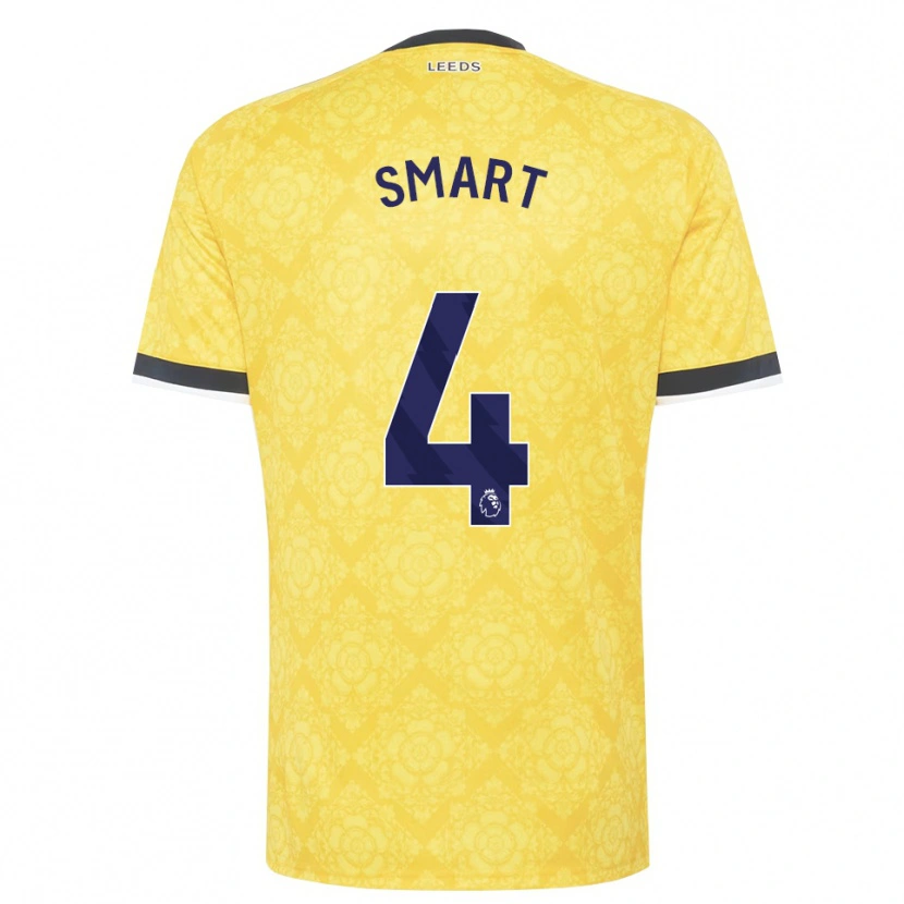 Danxen Bambino Maglia Olivia Smart #4 Giallo Bianco Nero Kit Gara Away 2026/27 Maglietta