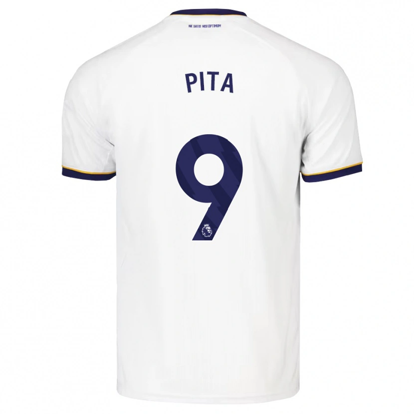 Danxen Bambino Maglia Shea Pita #9 Blu Notte Bianco Giallo Kit Gara Away 2026/27 Maglietta