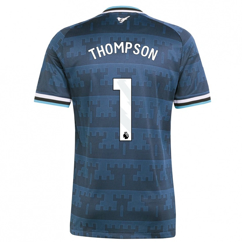 Danxen Bambino Maglia Max Thompson #1 Giallo Nero Blu Kit Gara Away 2026/27 Maglietta