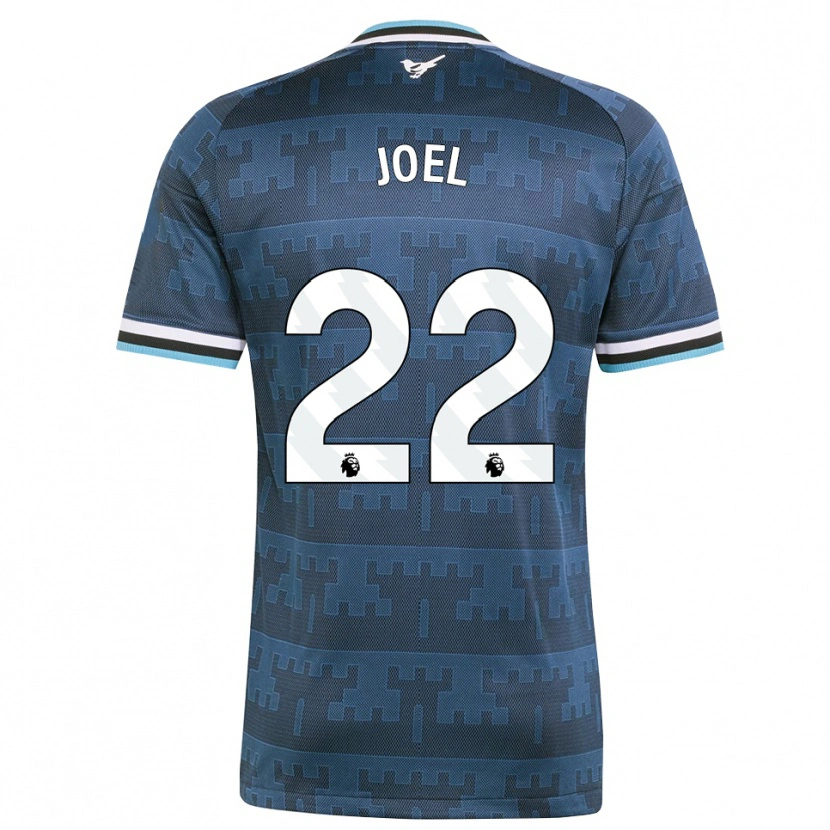 Danxen Bambino Maglia Lois Joel #22 Giallo Nero Blu Kit Gara Away 2026/27 Maglietta