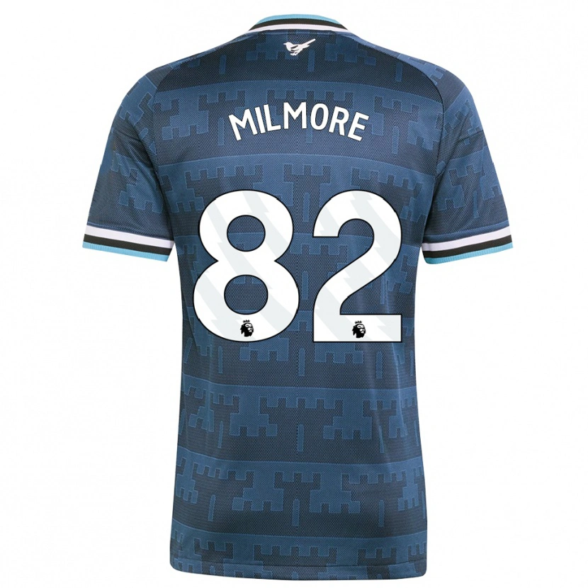Danxen Bambino Maglia Carter Milmore #82 Giallo Nero Blu Kit Gara Away 2026/27 Maglietta
