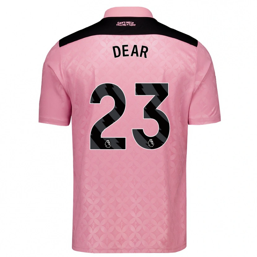 Danxen Bambino Maglia Jenna Dear #23 Rosa Chiaro Nero Kit Gara Away 2026/27 Maglietta