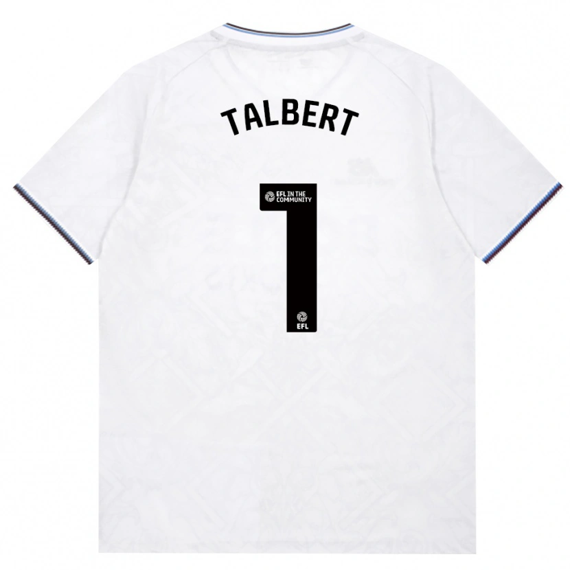 Danxen Bambino Maglia Katelin Talbert #1 Borgogna Bianco Kit Gara Away 2026/27 Maglietta
