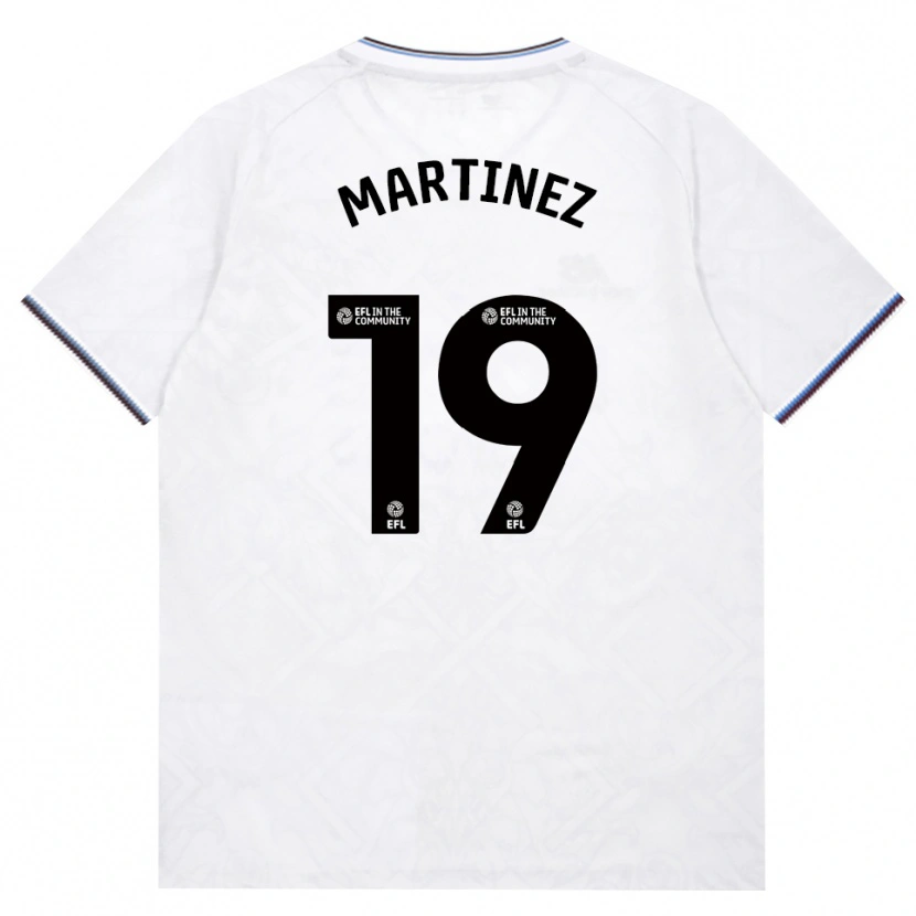 Danxen Bambino Maglia Shekiera Martinez #19 Borgogna Bianco Kit Gara Away 2026/27 Maglietta