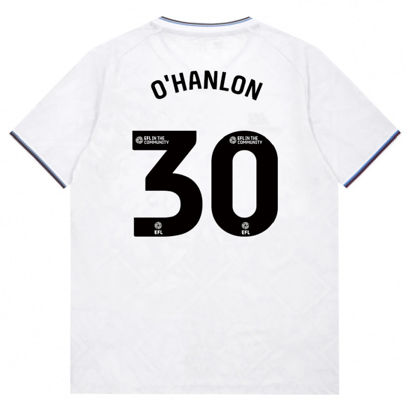 Danxen Bambino Maglia Katie O'hanlon #30 Borgogna Bianco Kit Gara Away 2026/27 Maglietta