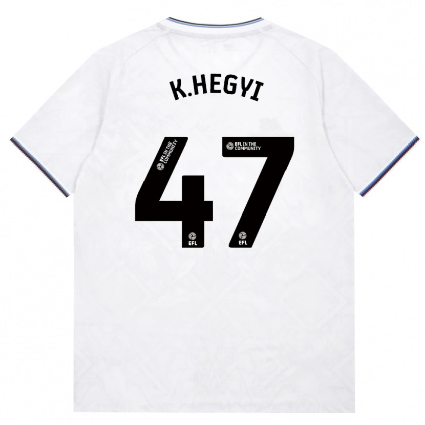 Danxen Bambino Maglia Krisztian Hegyi #47 Borgogna Bianco Kit Gara Away 2026/27 Maglietta