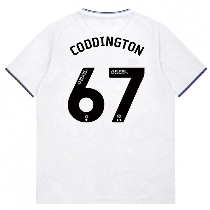 Danxen Bambino Maglia Remy Coddington #67 Borgogna Bianco Kit Gara Away 2026/27 Maglietta