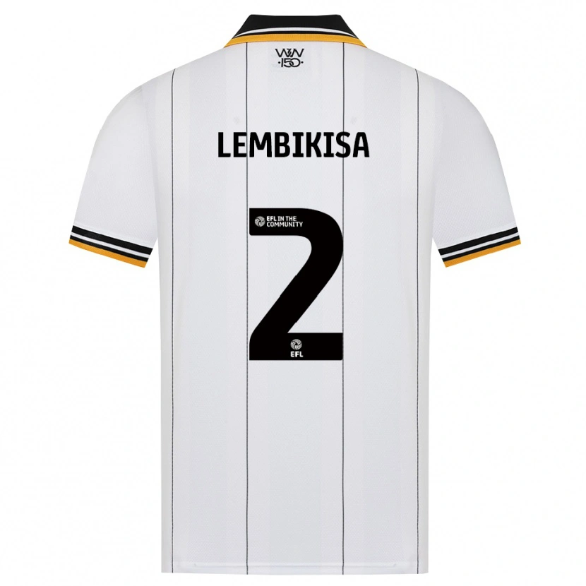 Danxen Bambino Maglia Dexter Lembikisa #2 Arancione Bianco Nero Kit Gara Away 2026/27 Maglietta