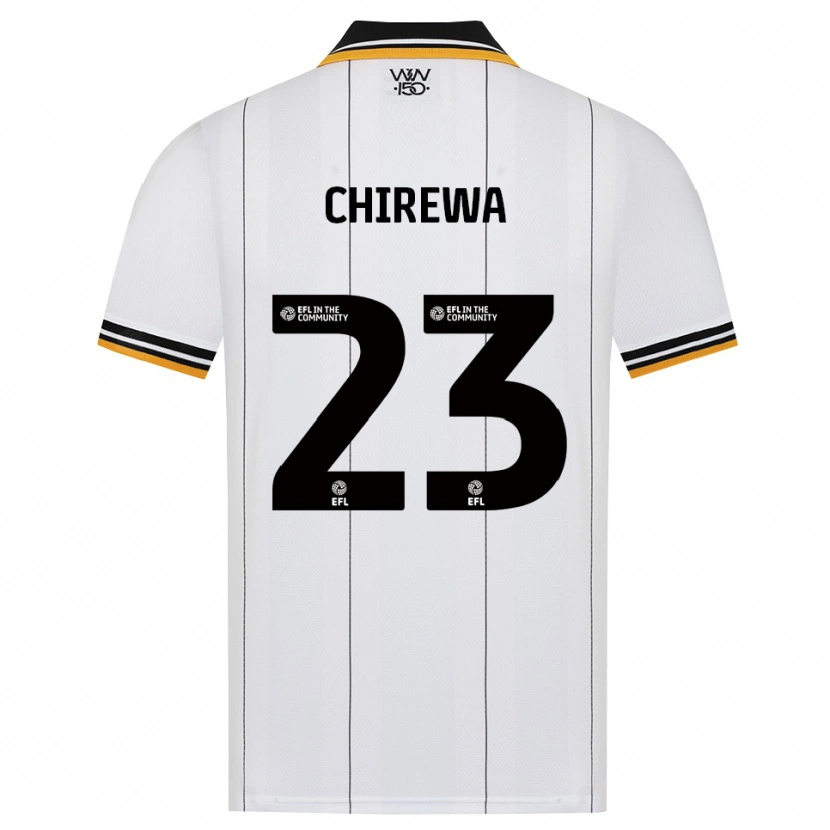 Danxen Bambino Maglia Tawanda Chirewa #23 Arancione Bianco Nero Kit Gara Away 2026/27 Maglietta