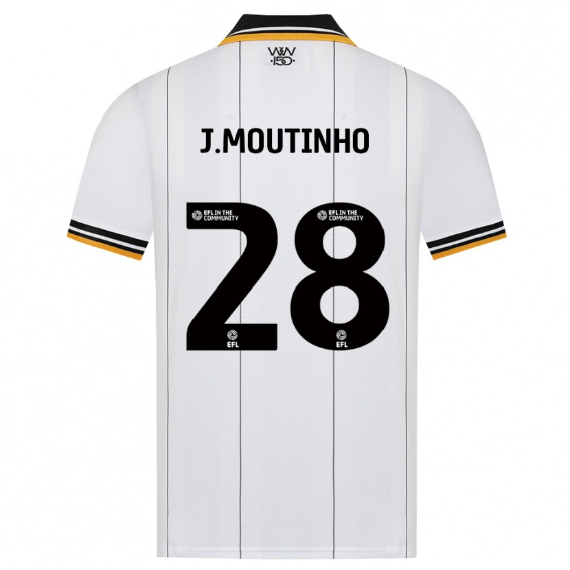 Danxen Bambino Maglia Joao Moutinho #28 Arancione Bianco Nero Kit Gara Away 2026/27 Maglietta