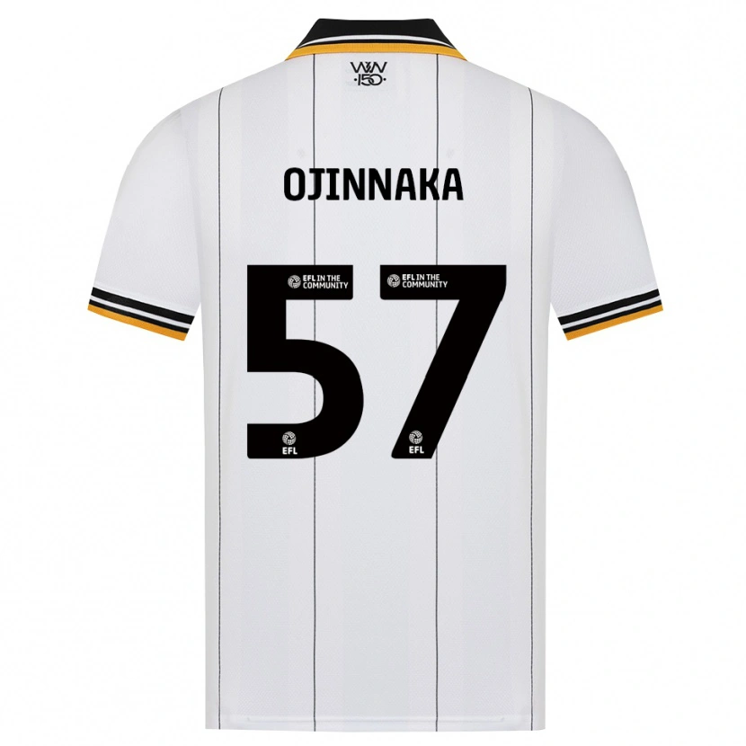 Danxen Bambino Maglia Temple Ojinnaka #57 Arancione Bianco Nero Kit Gara Away 2026/27 Maglietta