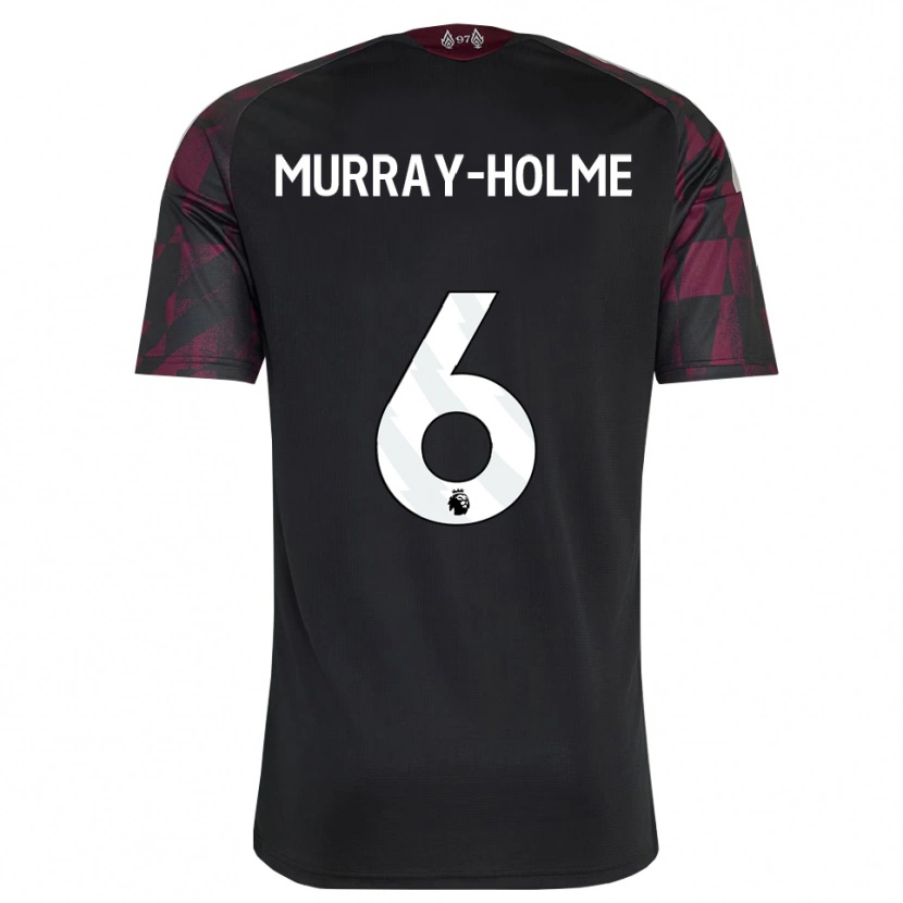Danxen Bambino Maglia Haydn Murray-Holme #6 Bianco Nero Viola Kit Gara Third 2026/27 Maglietta