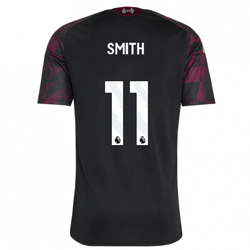 Danxen Bambino Maglia Olivia Smith #11 Bianco Nero Viola Kit Gara Third 2026/27 Maglietta