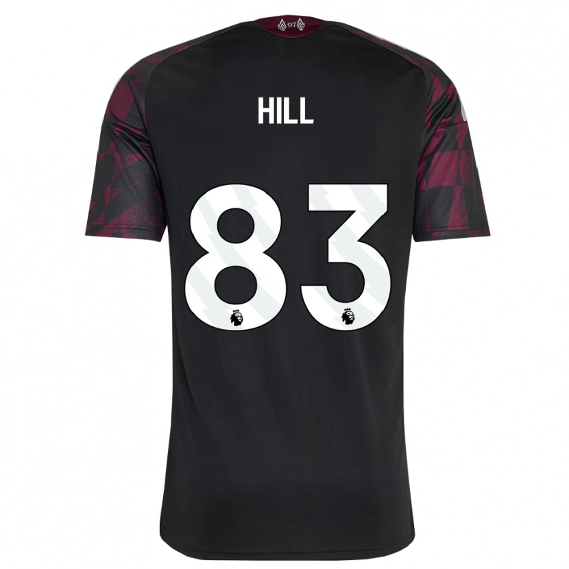 Danxen Bambino Maglia Thomas Hill #83 Bianco Nero Viola Kit Gara Third 2026/27 Maglietta
