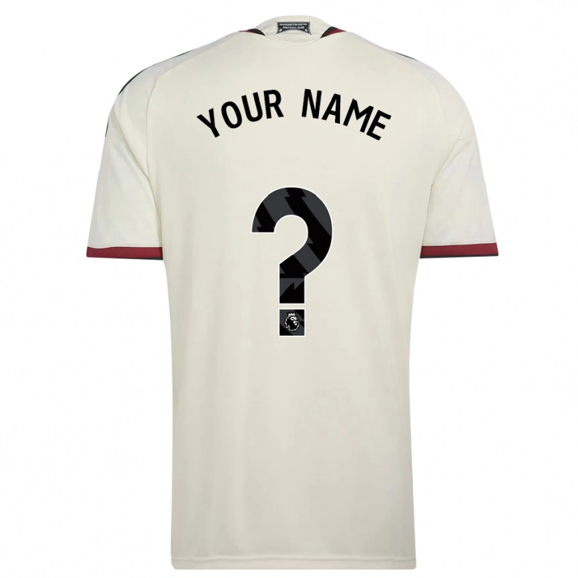 Danxen Bambino Maglia Il Tuo Nome #0 Beige Nero Rosso Kit Gara Third 2026/27 Maglietta