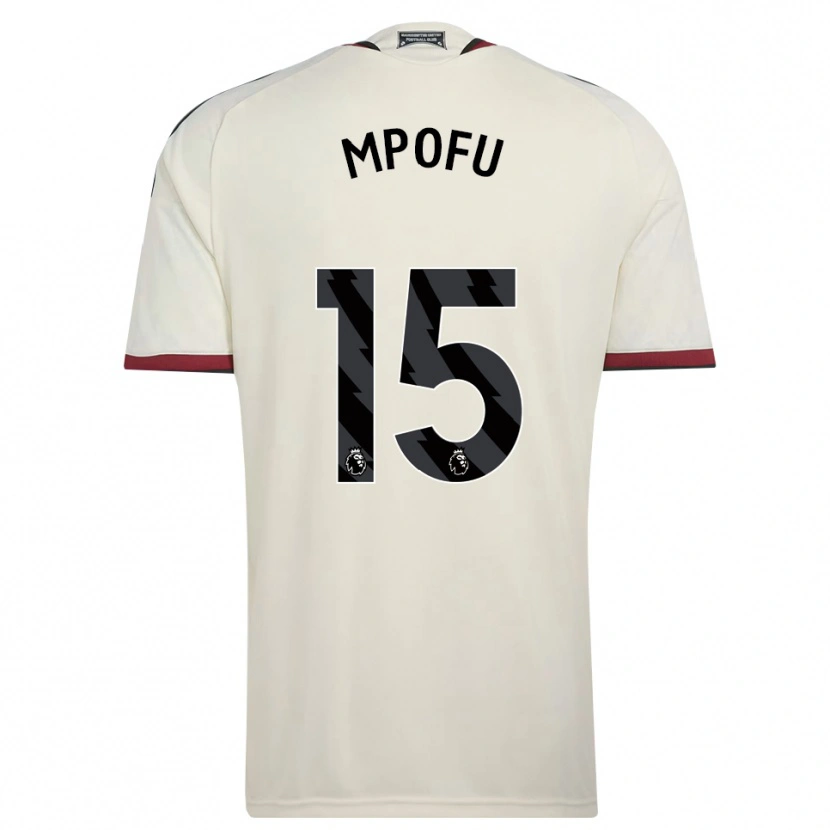 Danxen Bambino Maglia Camron Mpofu #15 Beige Nero Rosso Kit Gara Third 2026/27 Maglietta