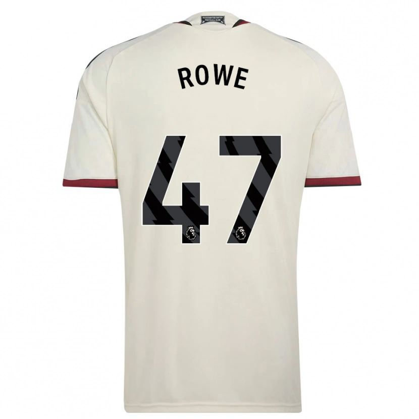 Danxen Bambino Maglia Tommy Rowe #47 Beige Nero Rosso Kit Gara Third 2026/27 Maglietta