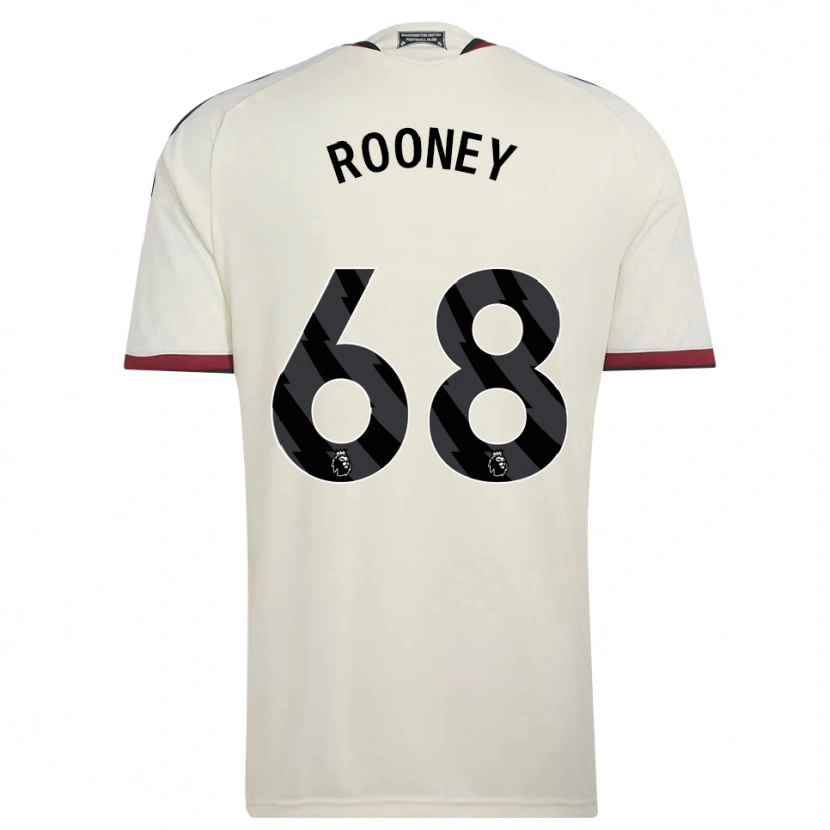 Danxen Bambino Maglia Kai Rooney #68 Beige Nero Rosso Kit Gara Third 2026/27 Maglietta