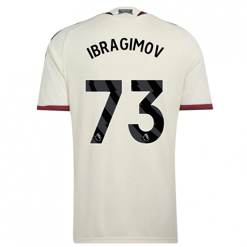 Danxen Bambino Maglia Amir Ibragimov #73 Beige Nero Rosso Kit Gara Third 2026/27 Maglietta