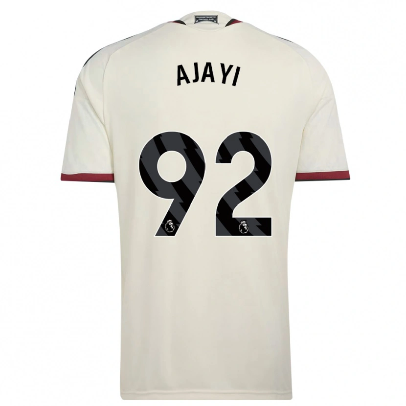 Danxen Bambino Maglia Noah Ajayi #92 Beige Nero Rosso Kit Gara Third 2026/27 Maglietta