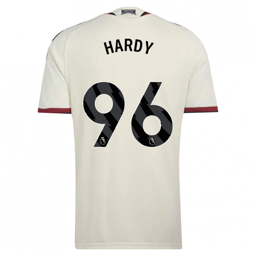 Danxen Bambino Maglia Charlie Hardy #96 Beige Nero Rosso Kit Gara Third 2026/27 Maglietta
