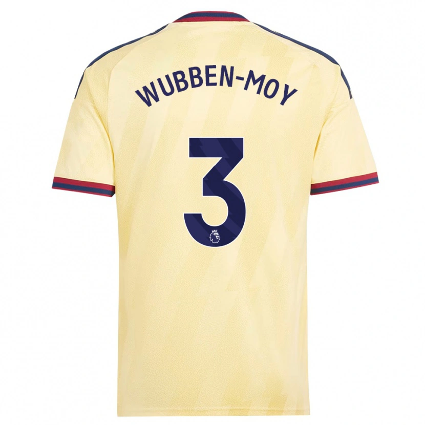 Danxen Bambino Maglia Lotte Wubben-Moy #3 Giallo Chiaro Blu Notte Kit Gara Third 2026/27 Maglietta