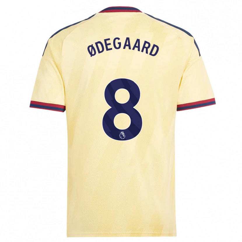 Danxen Bambino Maglia Martin Ødegaard #8 Giallo Chiaro Blu Notte Kit Gara Third 2026/27 Maglietta
