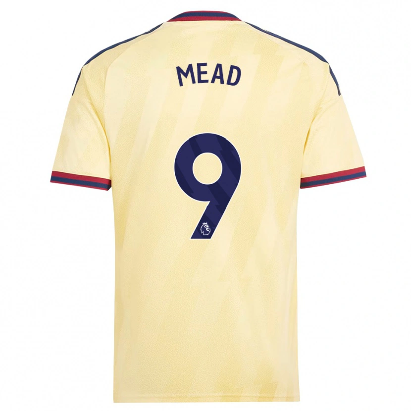 Danxen Bambino Maglia Beth Mead #9 Giallo Chiaro Blu Notte Kit Gara Third 2026/27 Maglietta