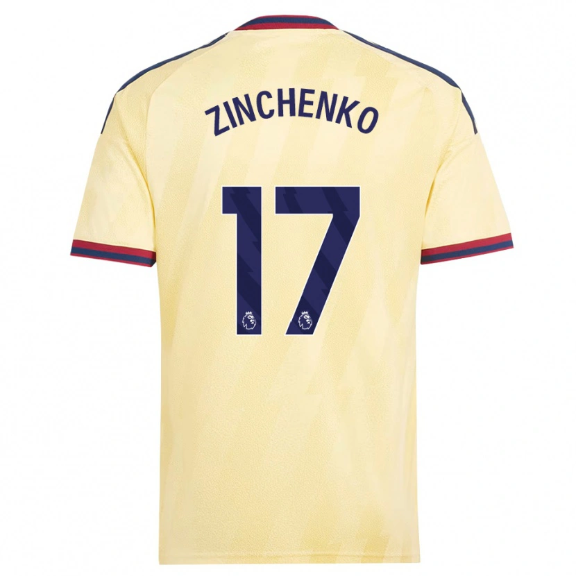 Danxen Bambino Maglia Oleksandr Zinchenko #17 Giallo Chiaro Blu Notte Kit Gara Third 2026/27 Maglietta