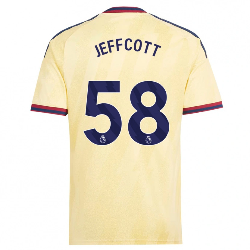 Danxen Bambino Maglia Henry Jeffcott #58 Giallo Chiaro Blu Notte Kit Gara Third 2026/27 Maglietta