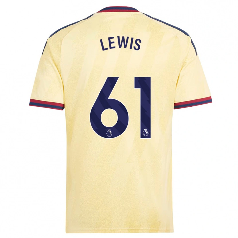 Danxen Bambino Maglia George Lewis #61 Giallo Chiaro Blu Notte Kit Gara Third 2026/27 Maglietta