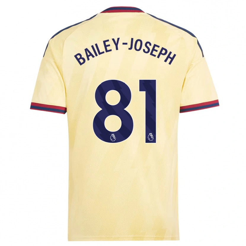Danxen Bambino Maglia Brando Bailey-Joseph #81 Giallo Chiaro Blu Notte Kit Gara Third 2026/27 Maglietta