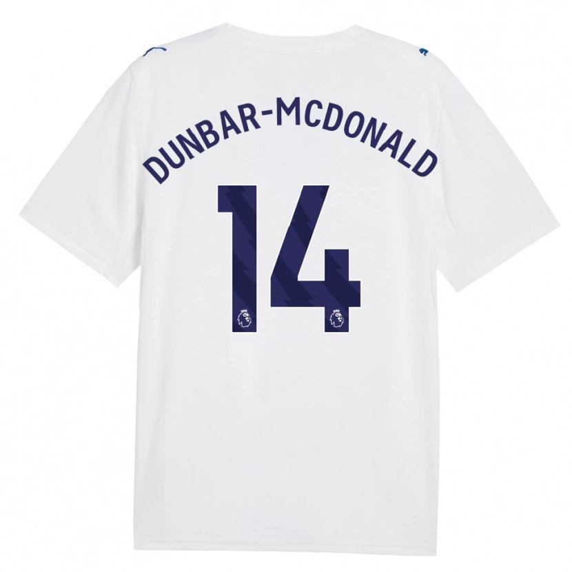 Danxen Bambino Maglia Christian Dunbar-Mcdonald #14 Blu Scuro Bianco Kit Gara Third 2026/27 Maglietta