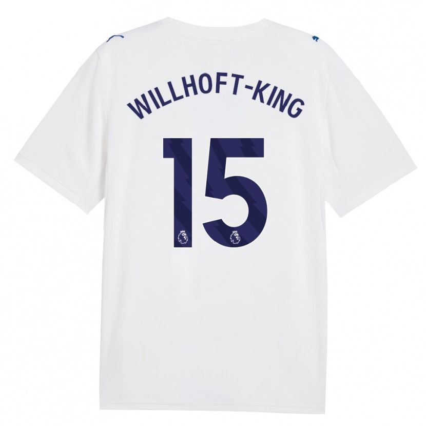 Danxen Bambino Maglia Han Willhoft-King #15 Blu Scuro Bianco Kit Gara Third 2026/27 Maglietta