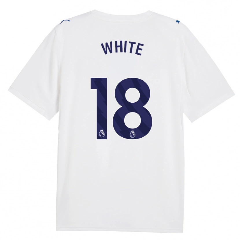 Danxen Bambino Maglia Ellen White #18 Blu Scuro Bianco Kit Gara Third 2026/27 Maglietta